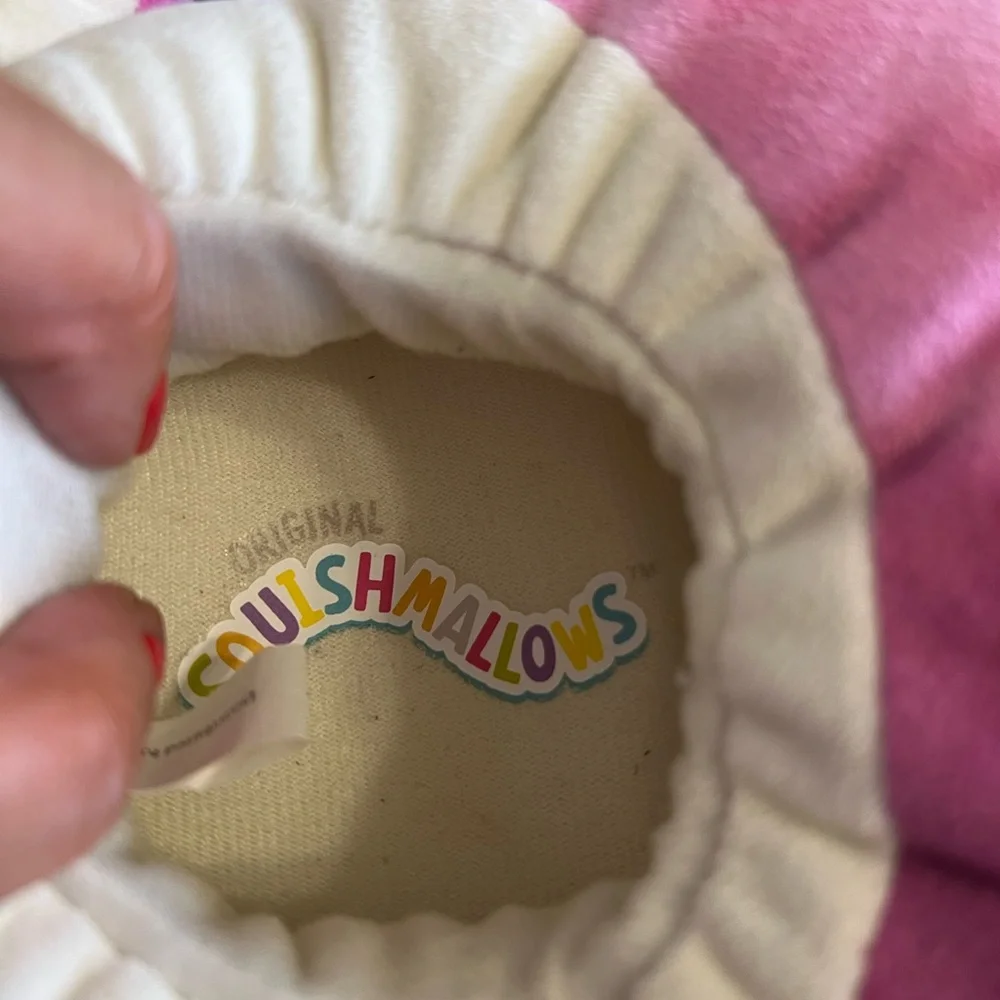 Squishmallows Pink Unicorn Plush Slippers